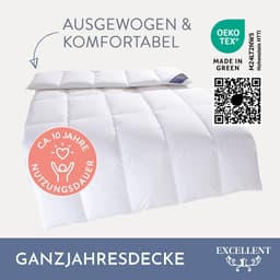 Excellent Daunenbettdecke VENEDIG | Weiß