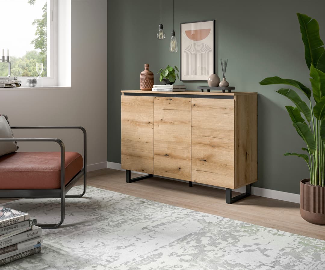 Home affaire Sideboard TOMA | Holztöne