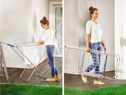Leifheit Wäscheständer Classic Siena 180 Easy Aluminium | Silber