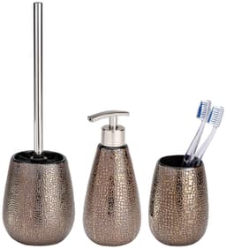 Wenko Badaccessoire-Set Marrakesh | Braun