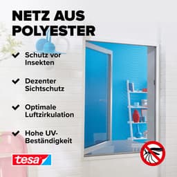 tesa Insect Stop Standard Fliegengitter | Weiß