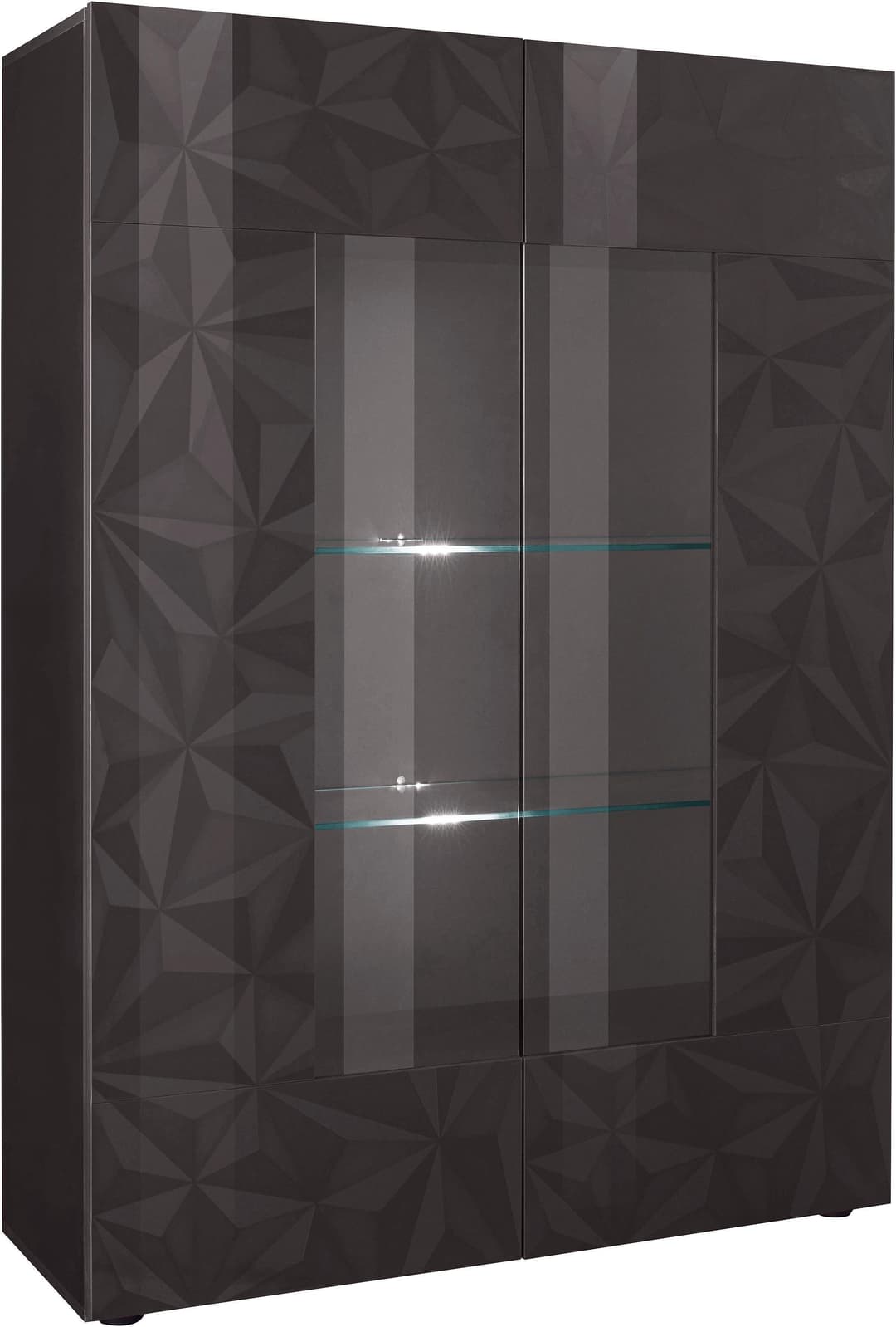 Home affaire Vitrine Prisma | Schwarz