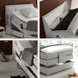 ED EXCITING DESIGN Boxspringbett Carpino | Grau