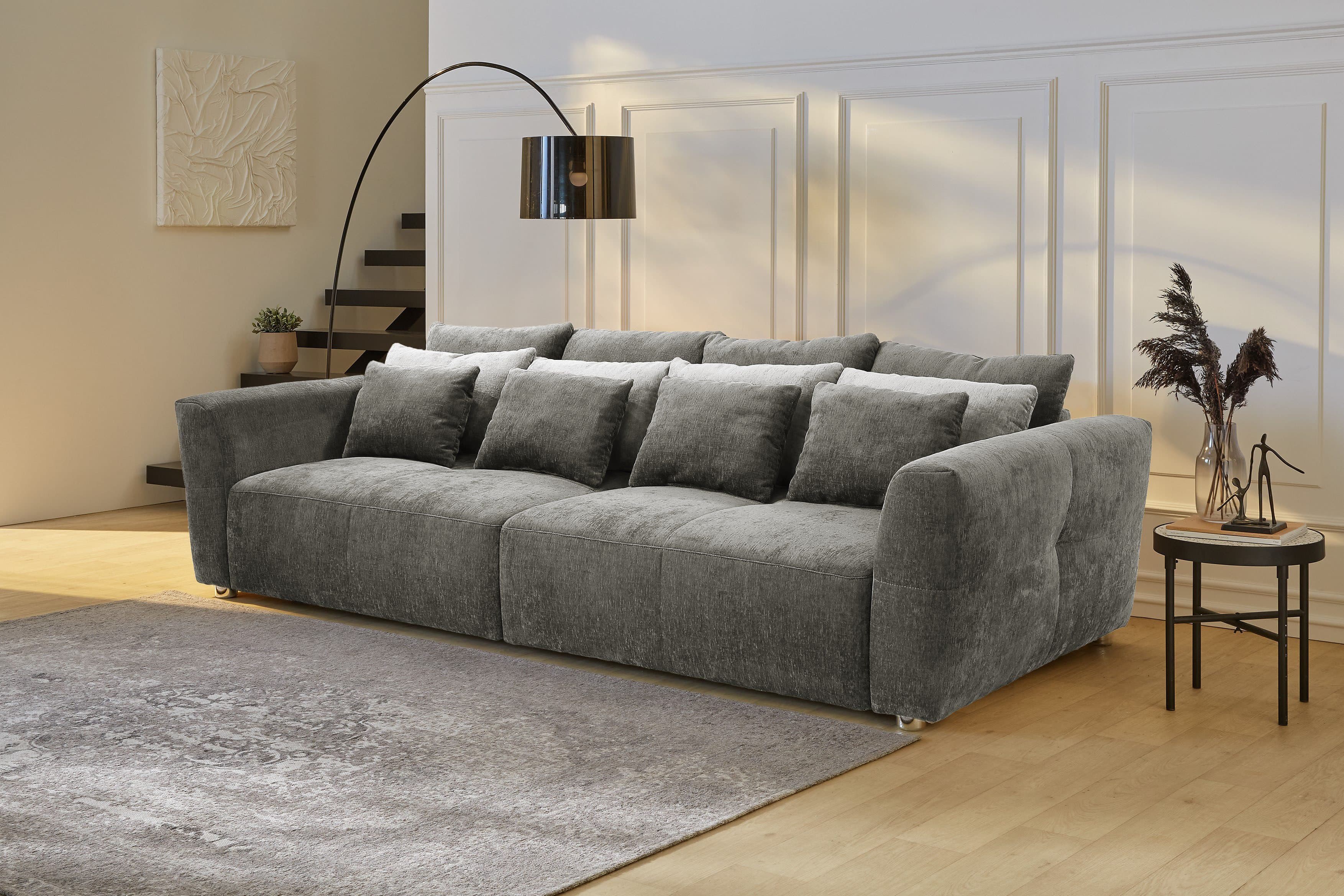 Jockenhöfer Gruppe Big-Sofa Gulliver | Grau