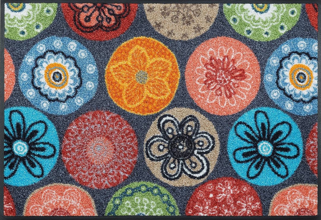 wash+dry by Kleen-Tex Fußmatte Coralis | Mehrfarbig