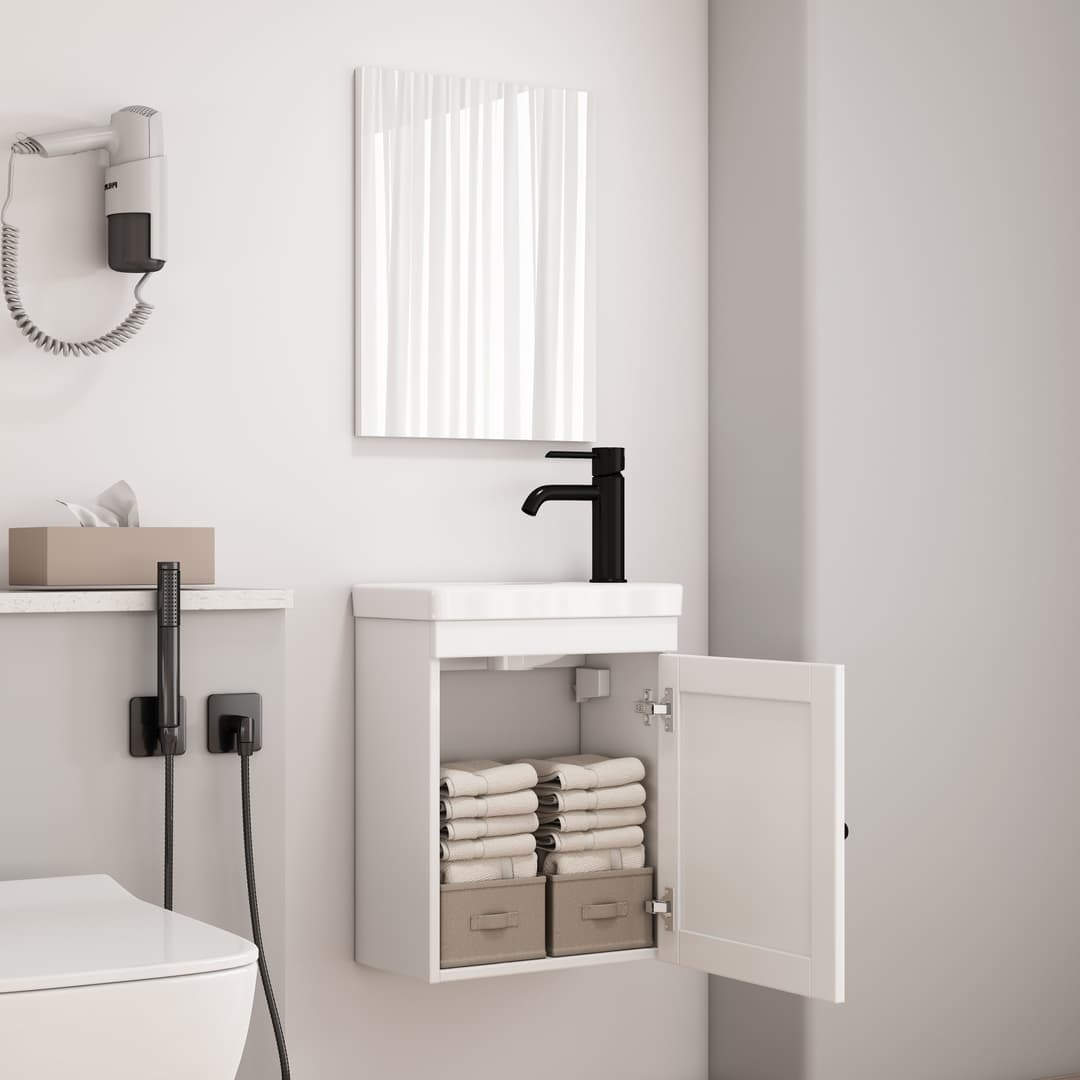 welltime Badezimmer-Set Antwerpen | Weiß