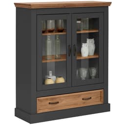 OTTO home Vitrine Selma Highboard | Grau