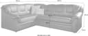 DOMO collection Ecksofa Montana | Schwarz 4