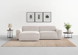 TRENDMANUFAKTUR Ecksofa Braga | Beige