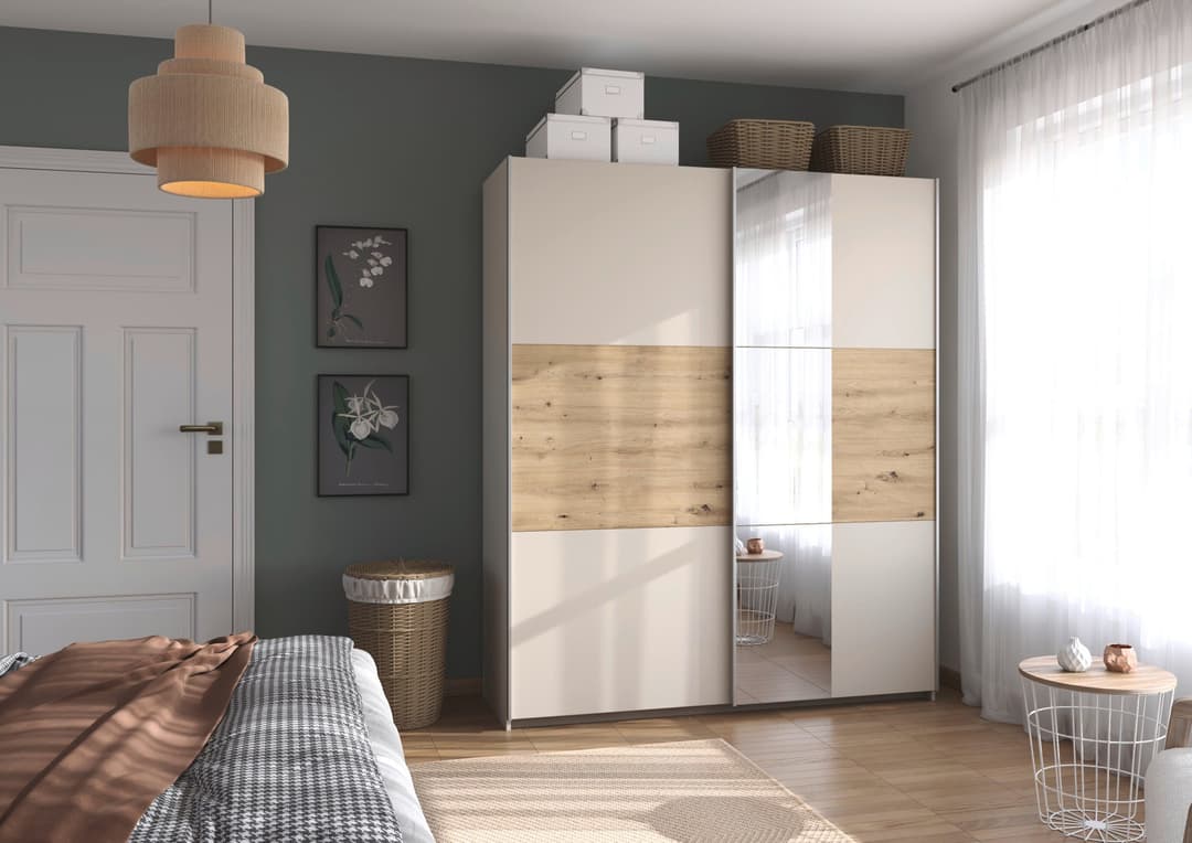 rauch Schwebetürenschrank ASTANA | Beige