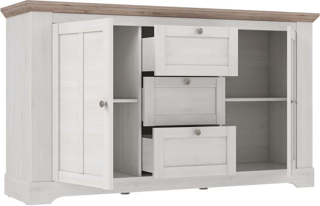 FORTE Kombikommode Iloppa | Holztöne