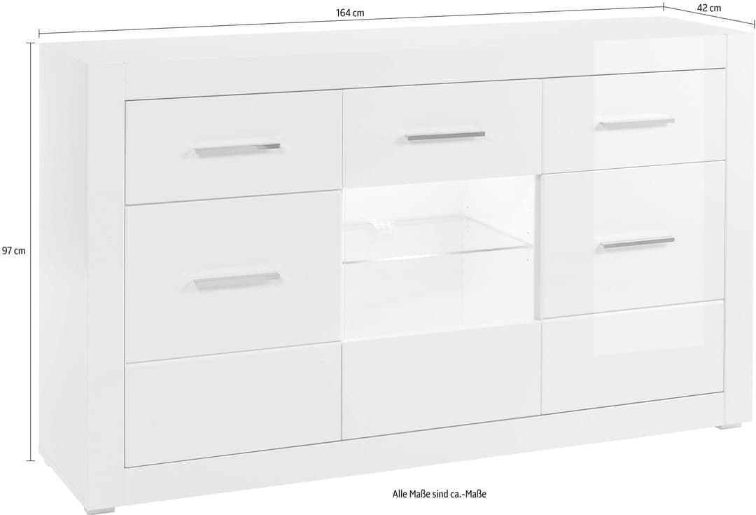 Home affaire Sideboard | Weiß