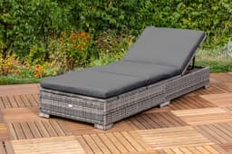 MERXX Gartenliege | Grau