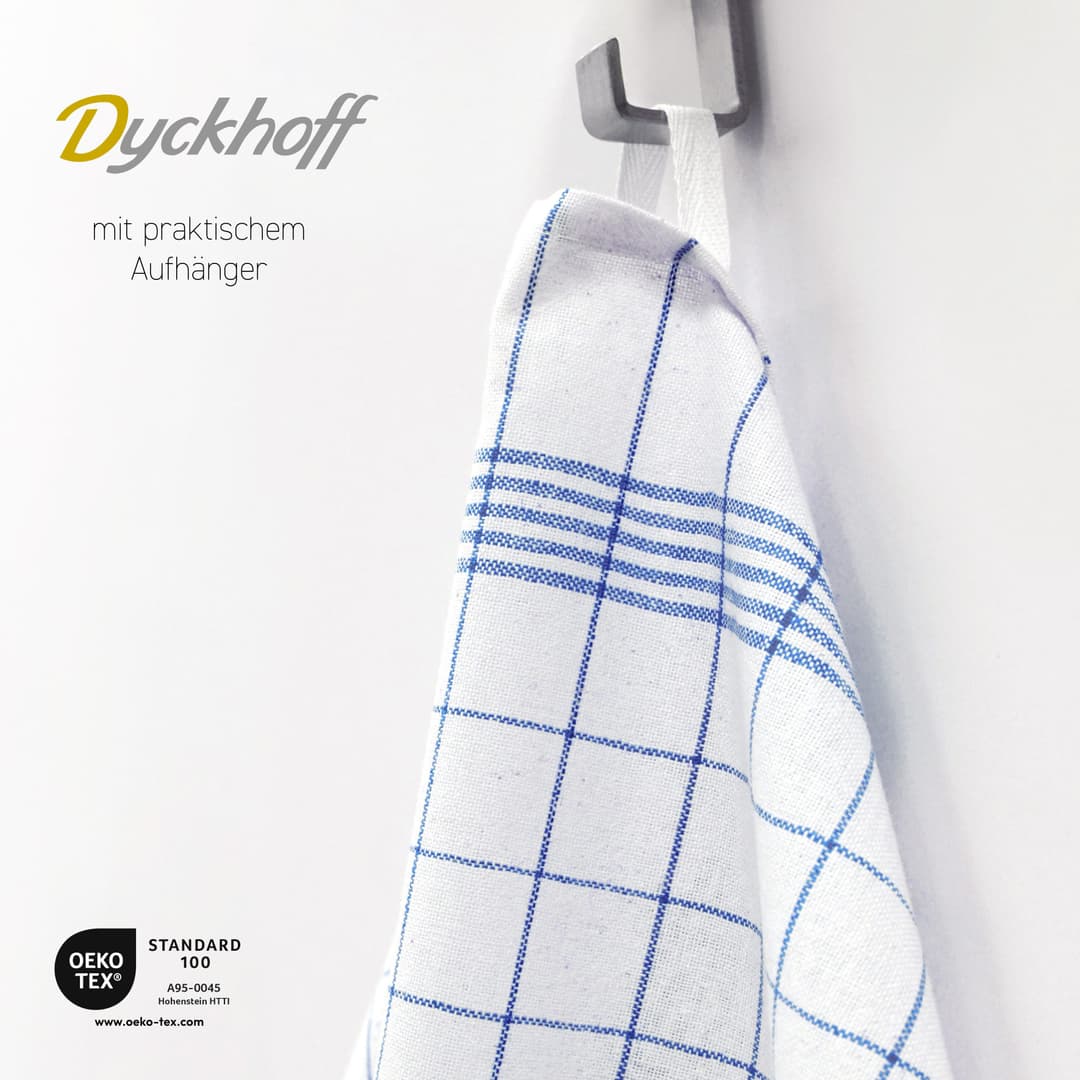 Dyckhoff Geschirrtuch KARO | Mehrfarbig