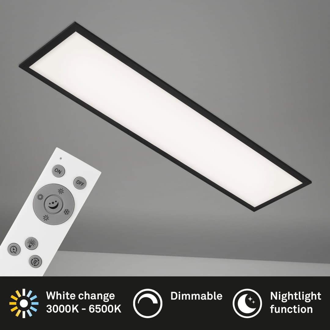 Briloner Leuchten LED Panel 7167016 Piatto | Schwarz