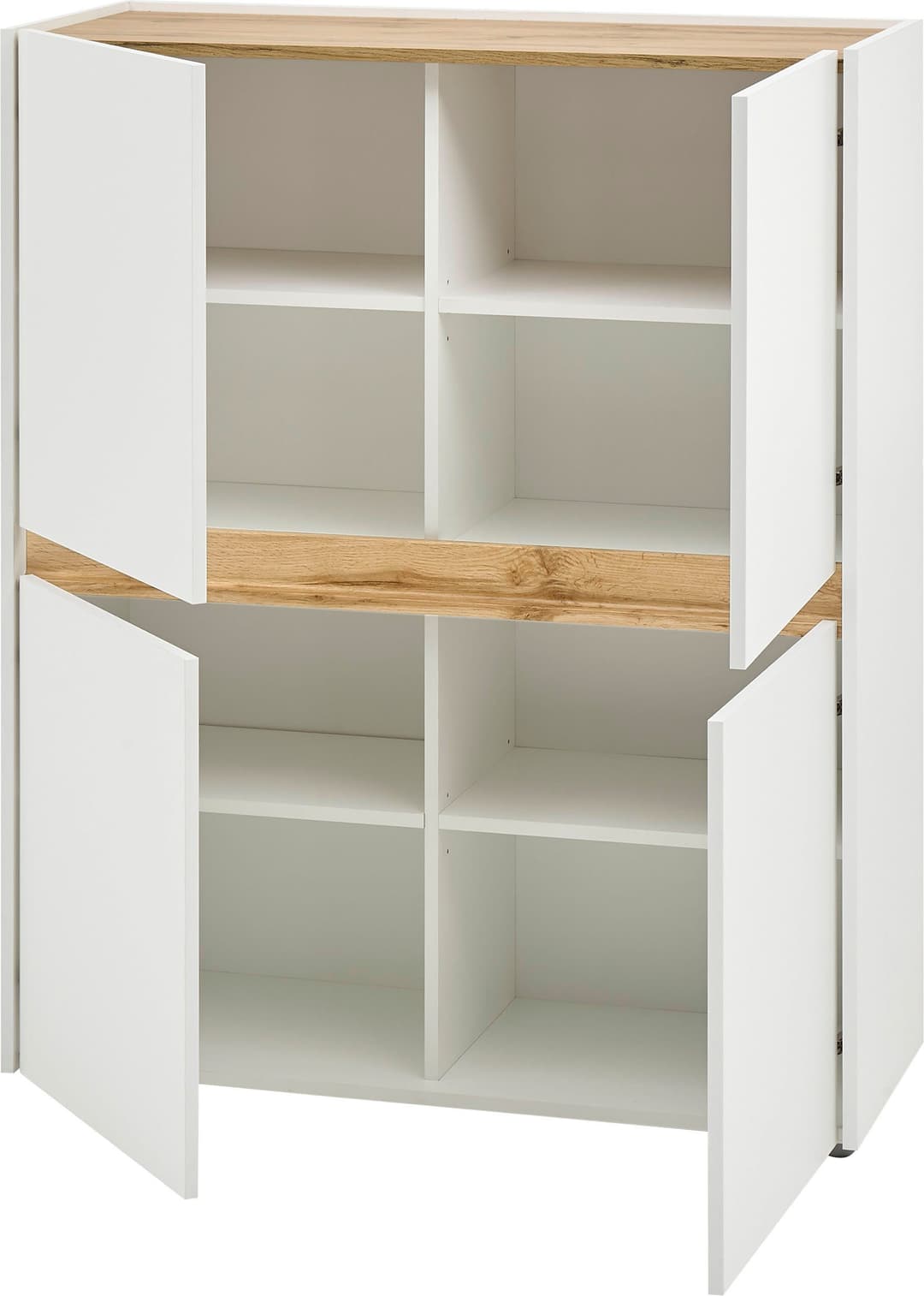 Home affaire Highboard City/Giron | Weiß