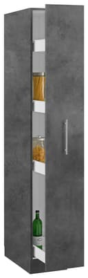 wiho Küchen Apothekerschrank Cali | Grau 4