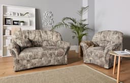DOMO collection 2-Sitzer Bahia Couch | Braun