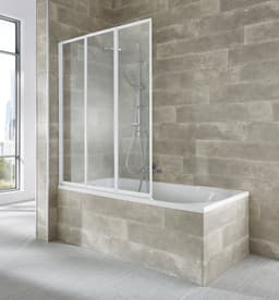 welltime Badewannenaufsatz Nassau | Weiß