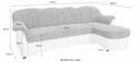 DOMO collection Ecksofa Flores Schlafsofa | Braun 5