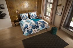 PURE luxury collection Wendebettwäsche Zari | Blau
