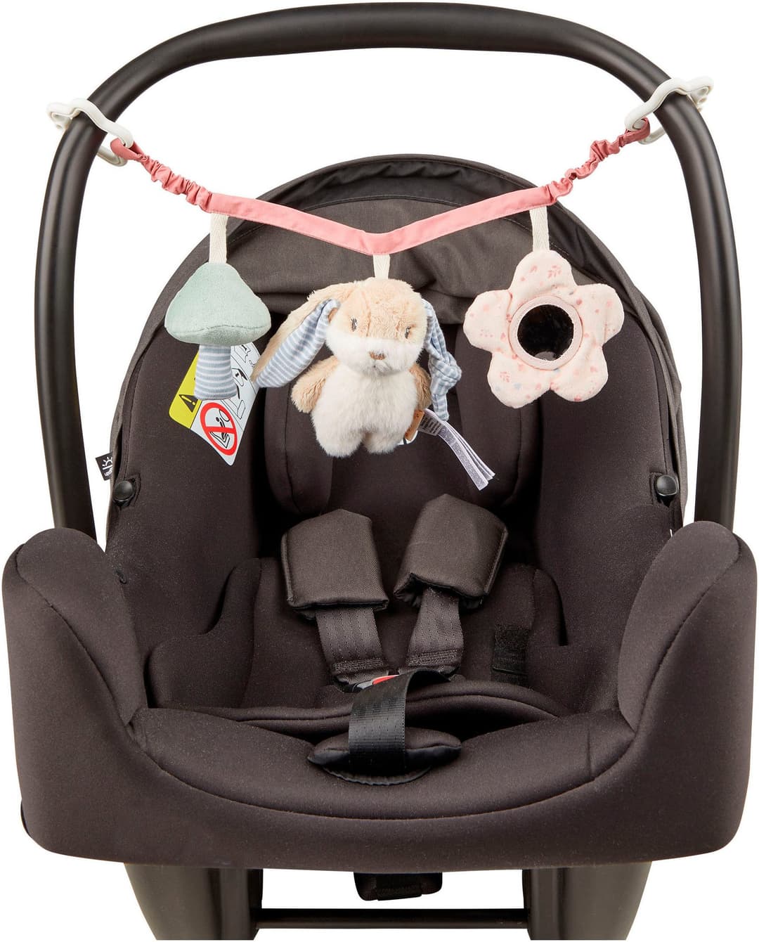 Sterntaler Kinderwagenkette Hase Hanni | Mehrfarbig
