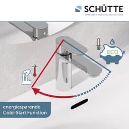 Schütte MONTANA Waschtischarmatur | Silber