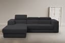 WERK2 Ecksofa Cherry | Grau