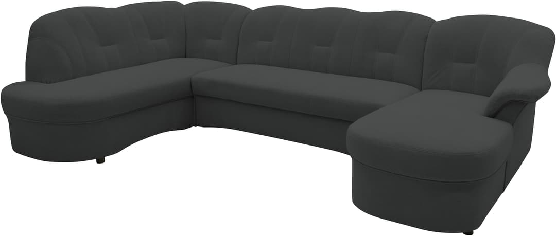 DOMO collection Wohnlandschaft Flores | Grau