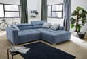 Jockenhöfer Gruppe Ecksofa Salerno | Blau 3
