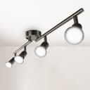 B.K.Licht LED Deckenspots | Silber