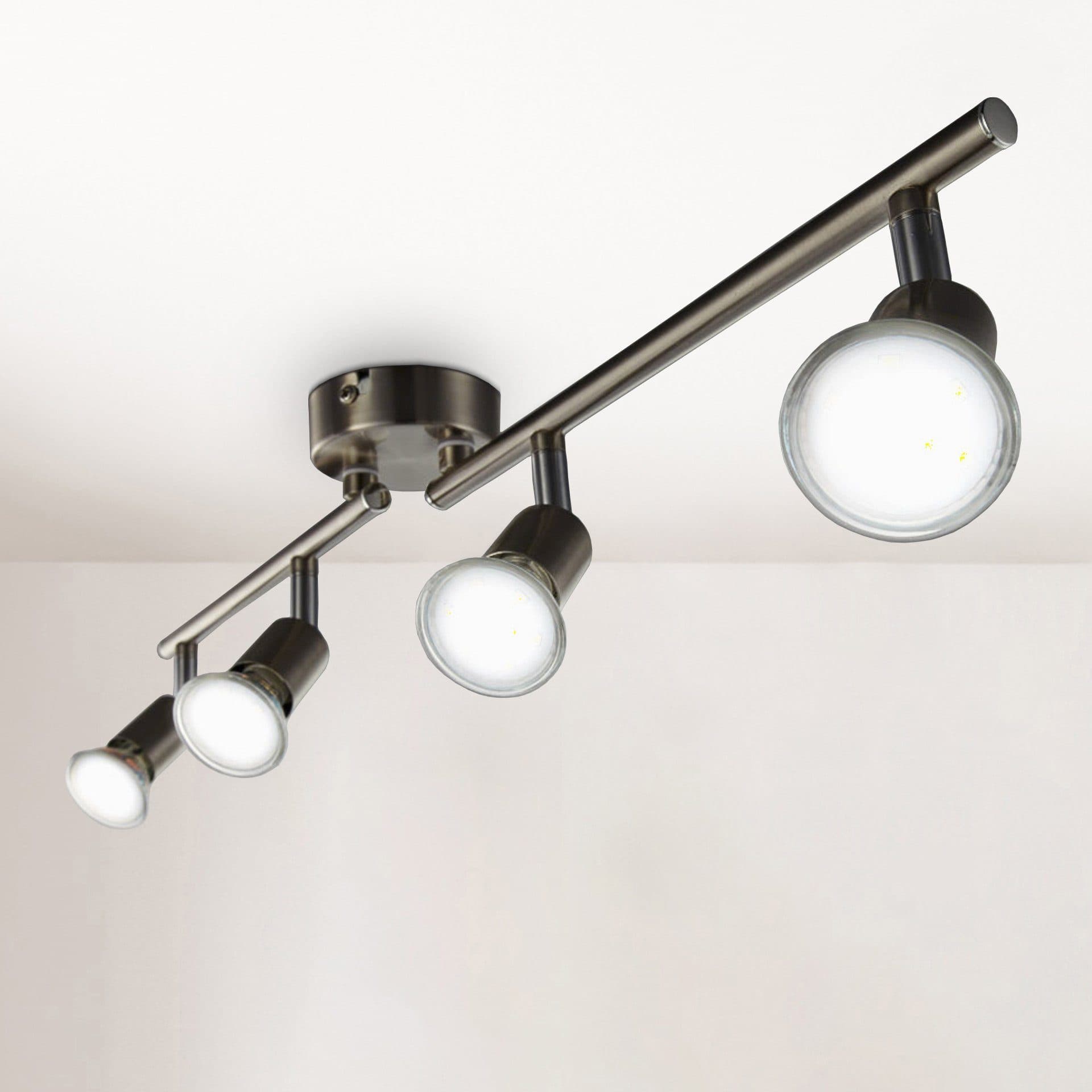 B.K.Licht LED Deckenspots | Silber