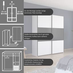 rauch NEO Kleiderschrank | Holztöne