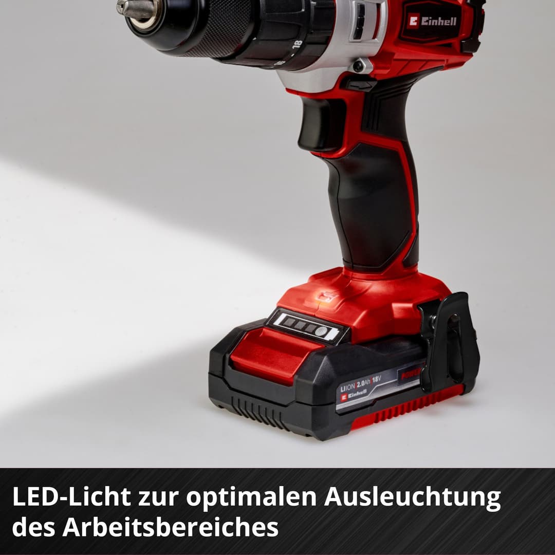 Einhell Akku-Schlagbohrschrauber TE-CD 18/2 Li-i | Rot