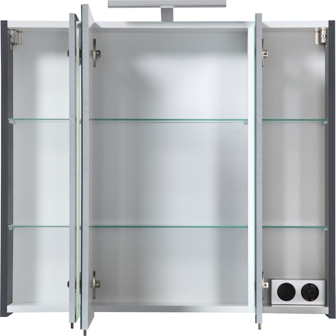 welltime Spiegelschrank Torino | Grau