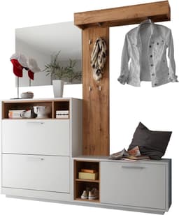 HBZ Kompaktgarderobe Milano | Weiß
