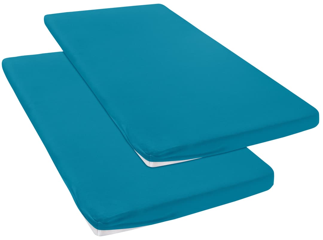 OTTO home Spannbettlaken Topper Basic | Türkis
