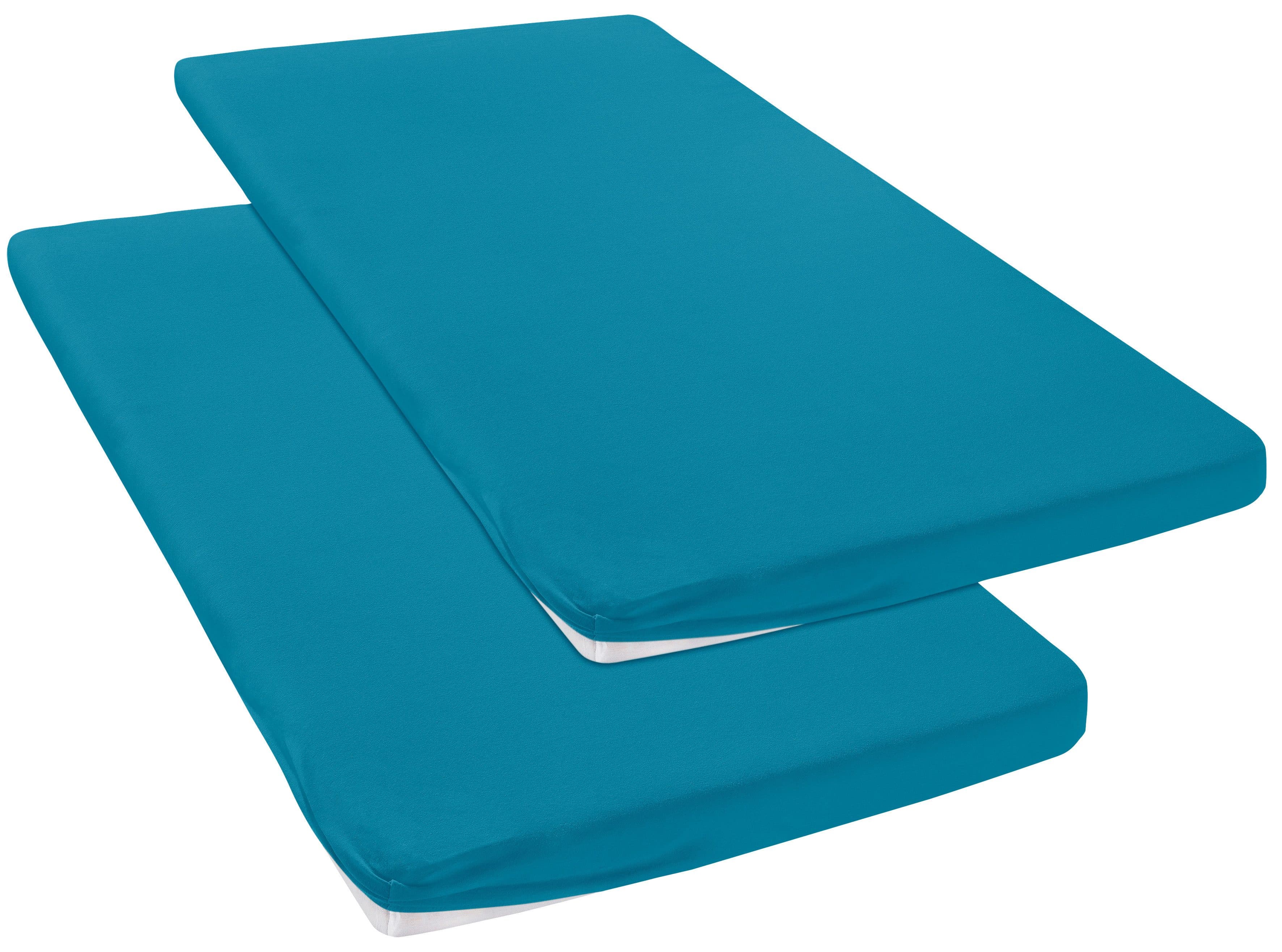 OTTO home Spannbettlaken Topper Basic | Türkis