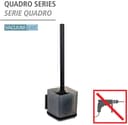 Wenko WC-Garnitur Vacuum-Loc Modell Quadro | Schwarz 4