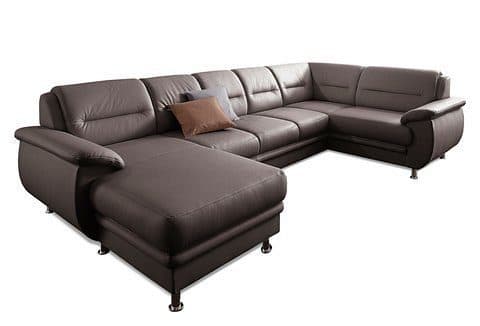 sit&more Wohnlandschaft Mailand U-Form | Braun