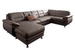 sit&more Wohnlandschaft Mailand U-Form | Braun