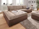 DOMO collection Ecksofa PB Moric | Braun 2