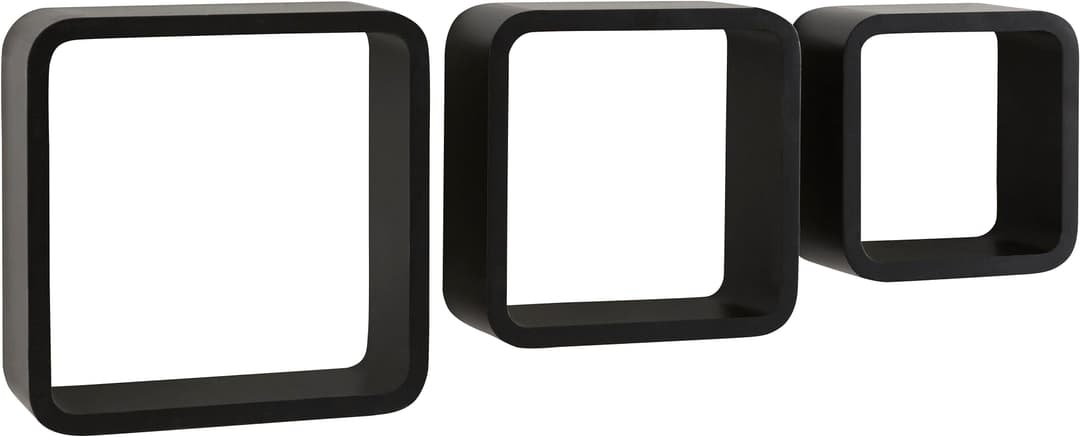 Home affaire Deko-Wandregal Set | Schwarz