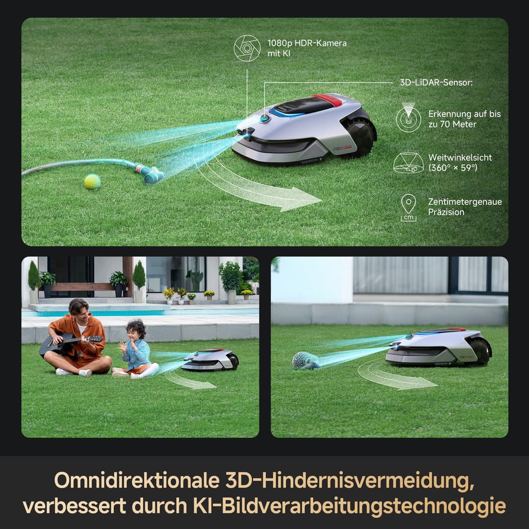 Dreame Rasenmähroboter A2 1200 | Grau