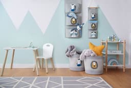 Zeller Present Aufbewahrungskorb Zebra | Grau