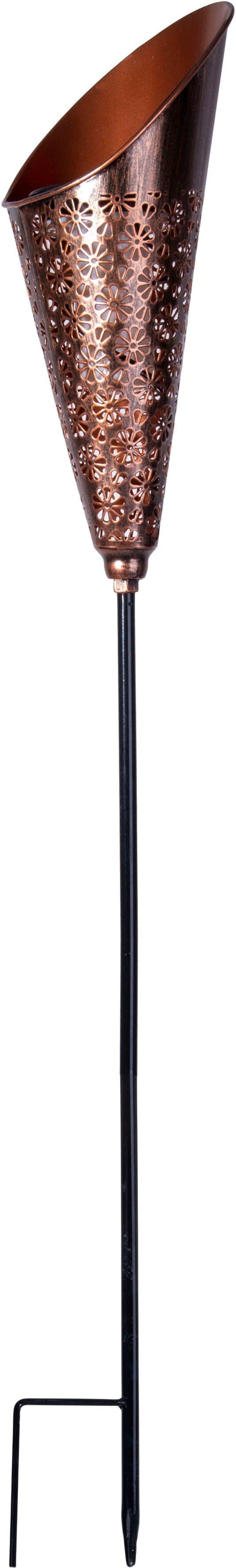 Näve LED Solarleuchte Torch | Kupfer