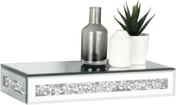 MIRRORS AND MORE Wandregal Glitty | Silber