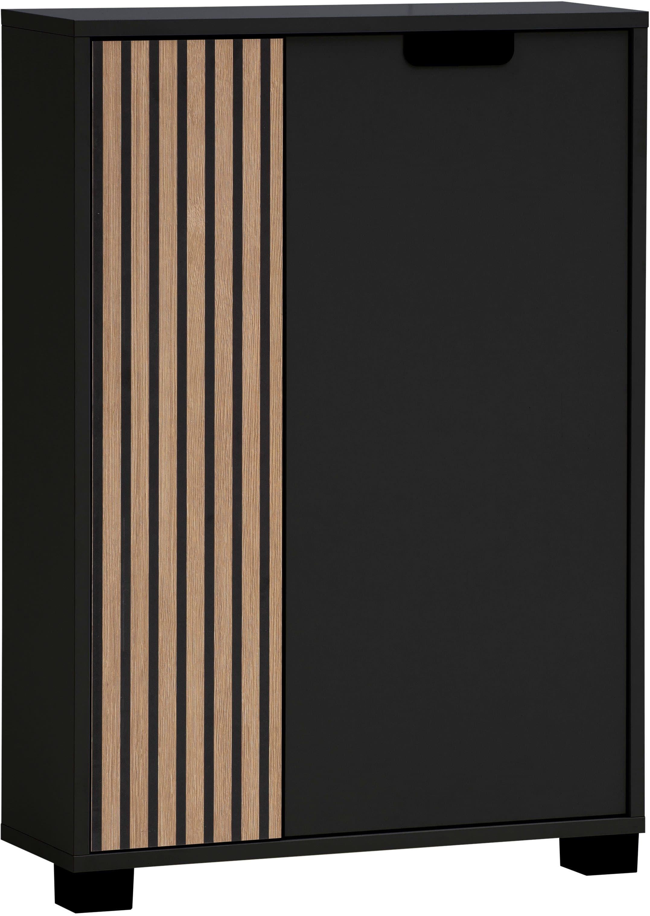 Schildmeyer Midischrank Ryker Highboard | Schwarz
