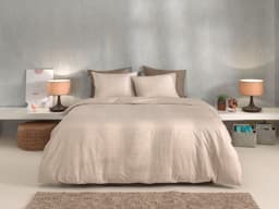 ZO HOME Lino Bettwäsche-Set | Beige