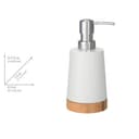 Wenko Seifenspender Bamboo | Weiß 3